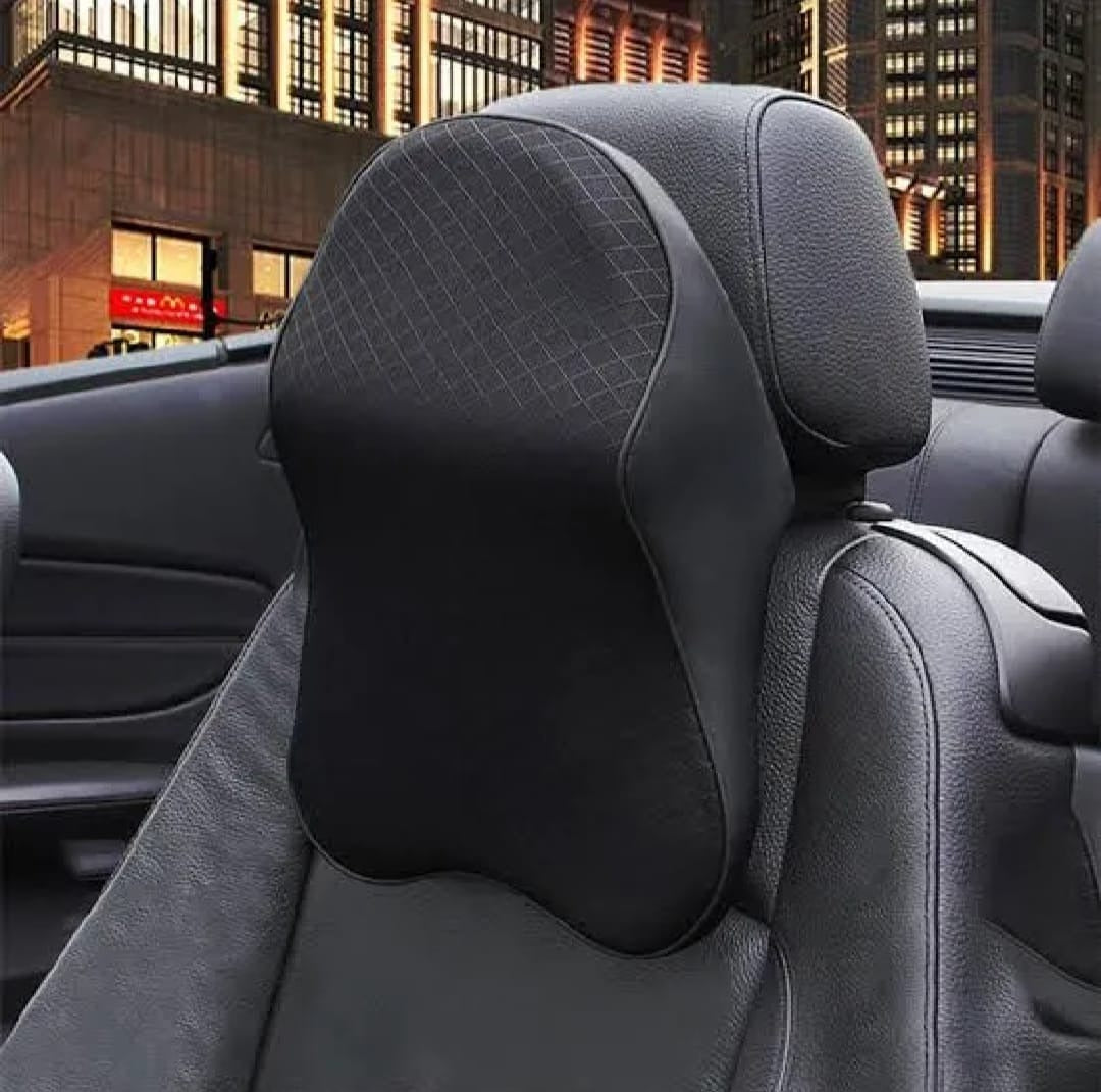 Car Neck Pillow Foam Back Rest Lumbar Cushion