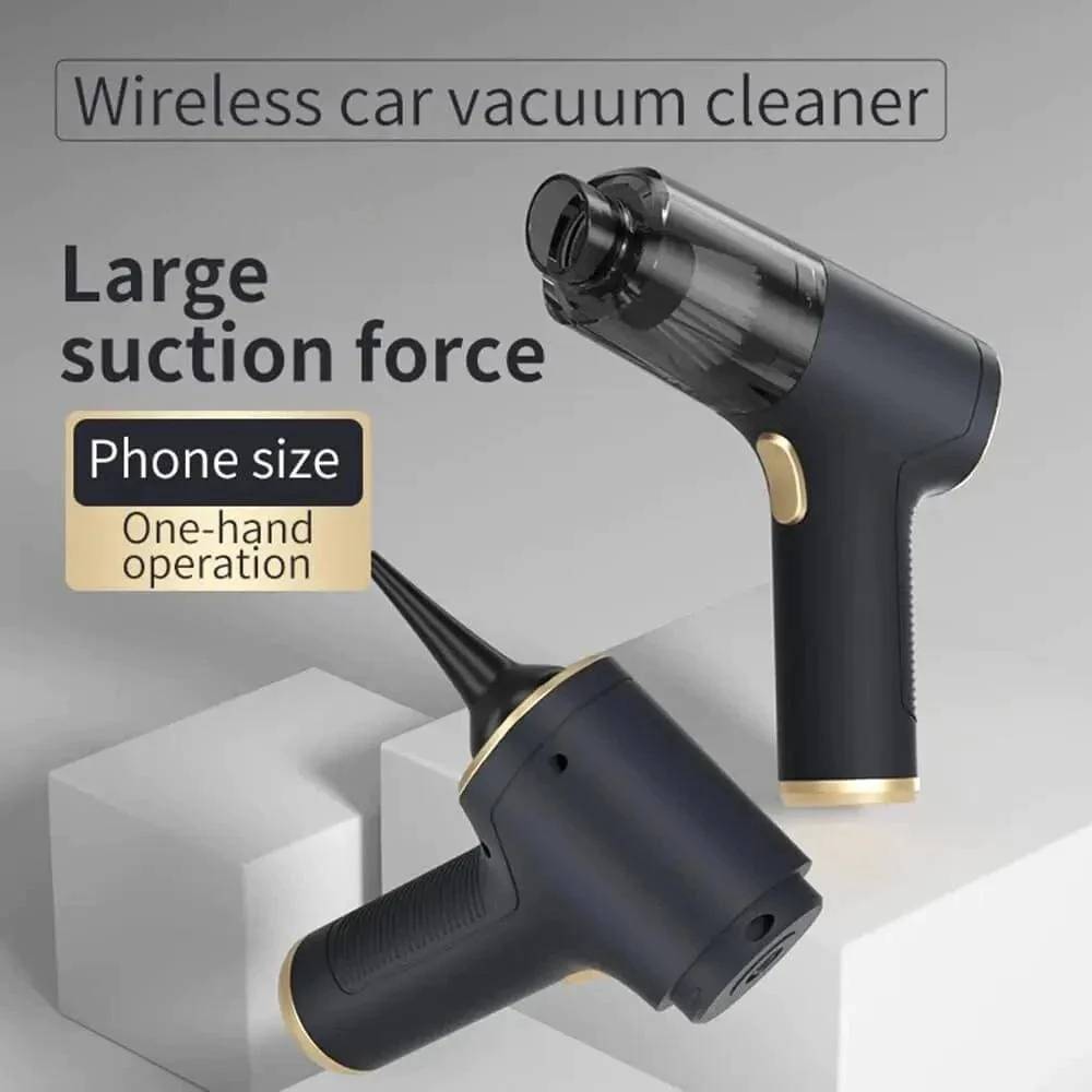 5-in-1 Cordless Car Vacuum Cleaner - High-Power 5000PA Suction, Brushless Motor