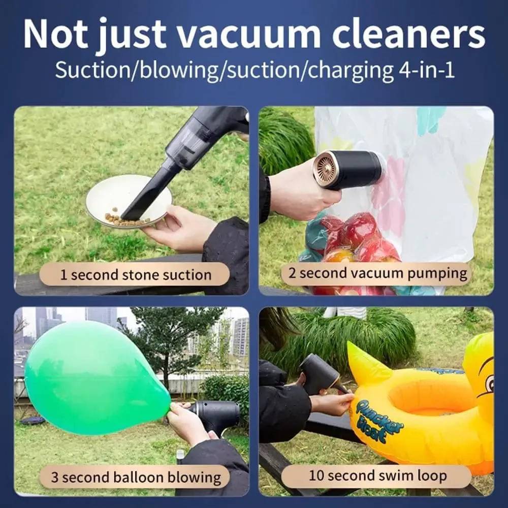 5-in-1 Cordless Car Vacuum Cleaner - High-Power 5000PA Suction, Brushless Motor