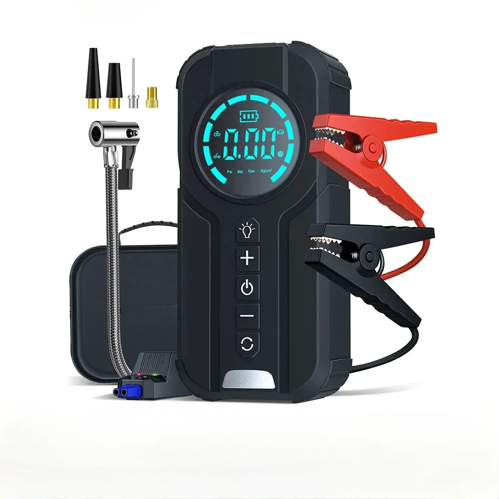 4 in 1 Car Jump Starter Air Compressor